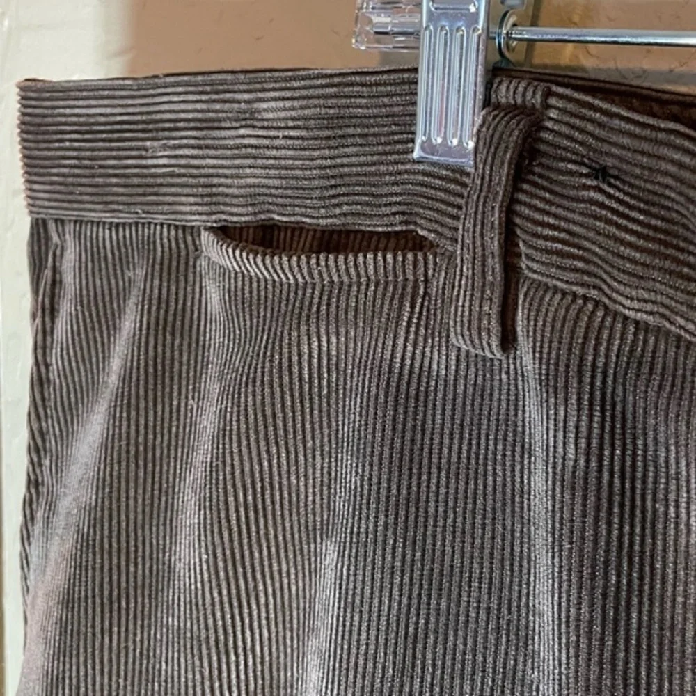 Peter Millar Nanoluxe Chocolate Brown Corduroy Pants‎ Slacks Size 46 - Picture 7 of 10